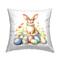 Stupell Industries Easter Bunny & Eggs Decorative Printed Throw Pillow